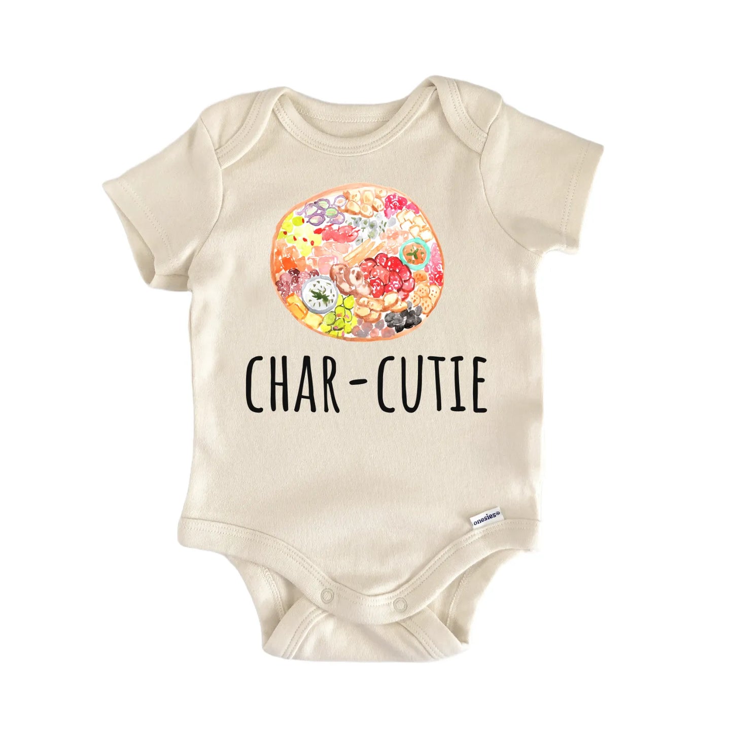 Charcuterie Cheese Cracker Cutie Newborn Gift Baby Bodysuit