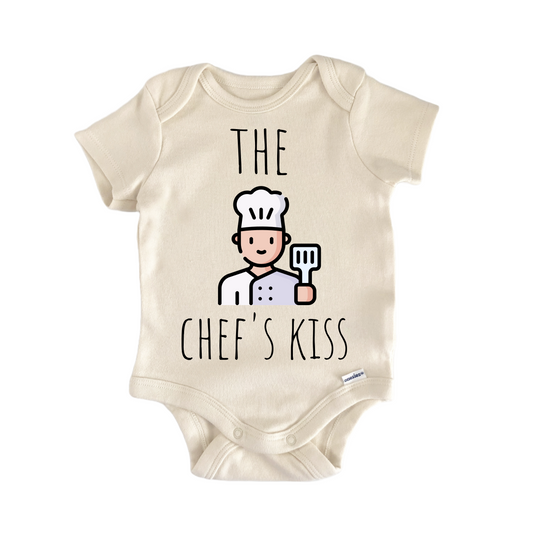 Chef Cooking Kiss Newborn Baby Onesie® Onesie®