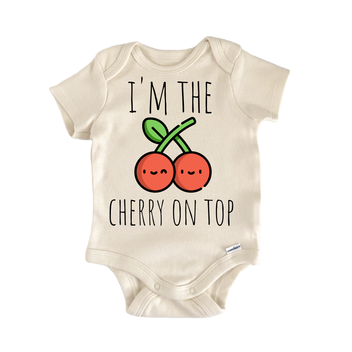 Cherry Fruit Last Newborn Baby Onesie® Onesie®