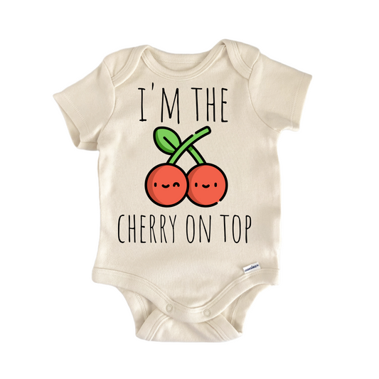 Cherry Fruit Last Newborn Baby Onesie® Onesie®