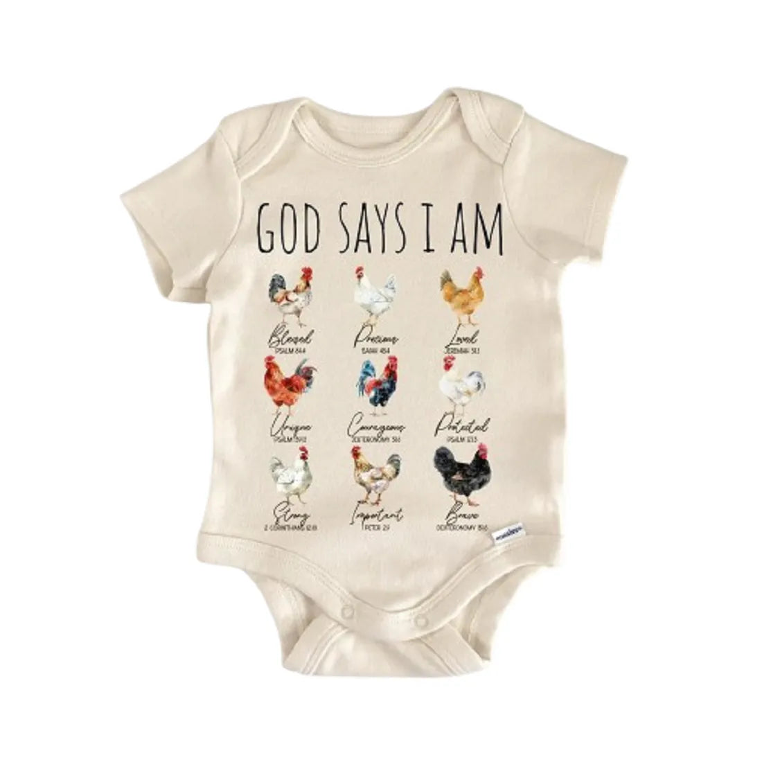 Chicken Religious God Newborn Baby Onesie® Onesie®