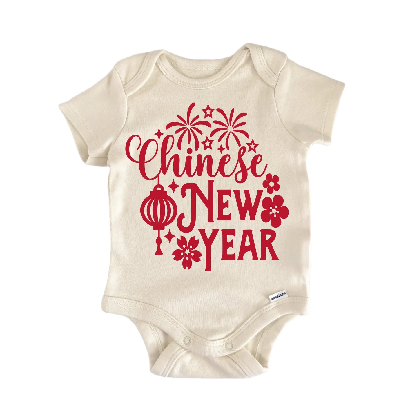 Chinese New Year Red Newborn Baby Onesie® Onesie®