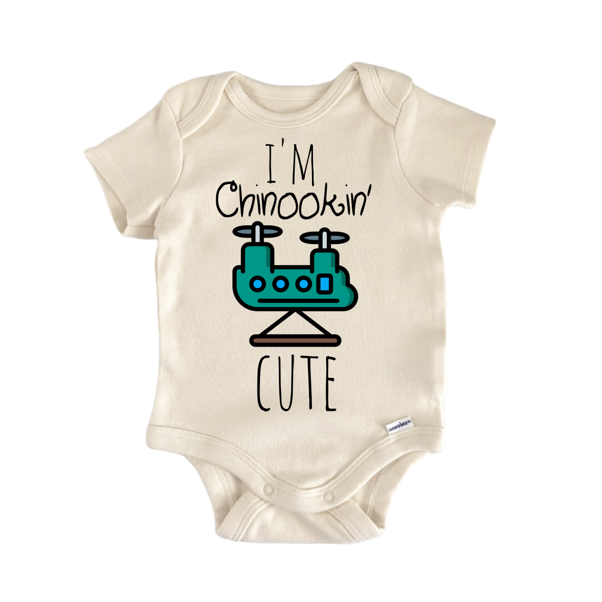 Chinook Helicopter Newborn Baby Onesie® Onesie®