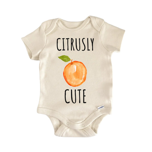 Citrus Orange Fruit Florida Infant Gift Baby Bodysuit