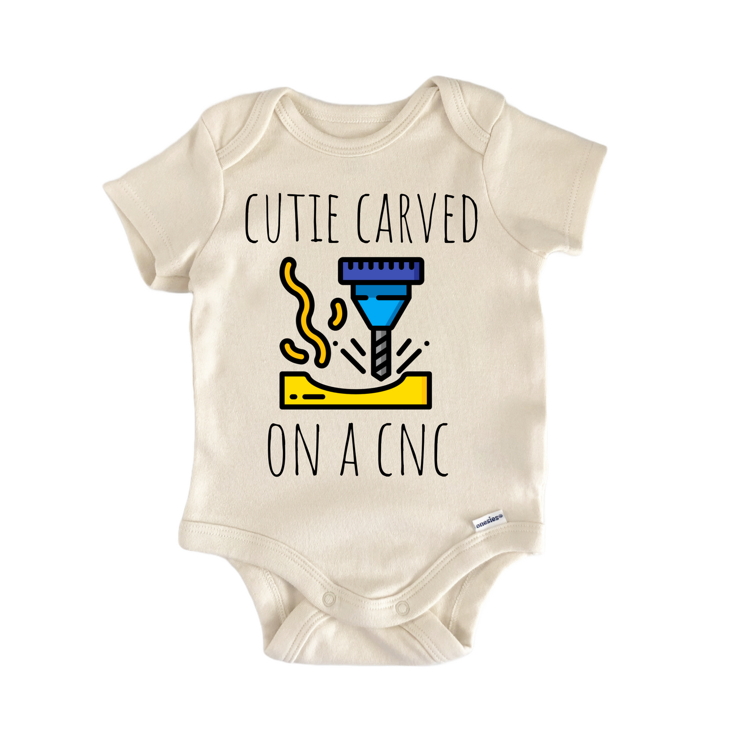 Cnc Machine Router Wood Newborn Baby Onesie® Onesie®