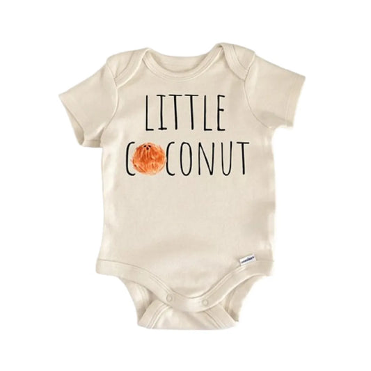 Coconut Tropical Newborn Baby Onesie®