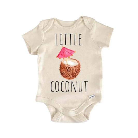 Coconut Tropical Newborn Baby Onesie®