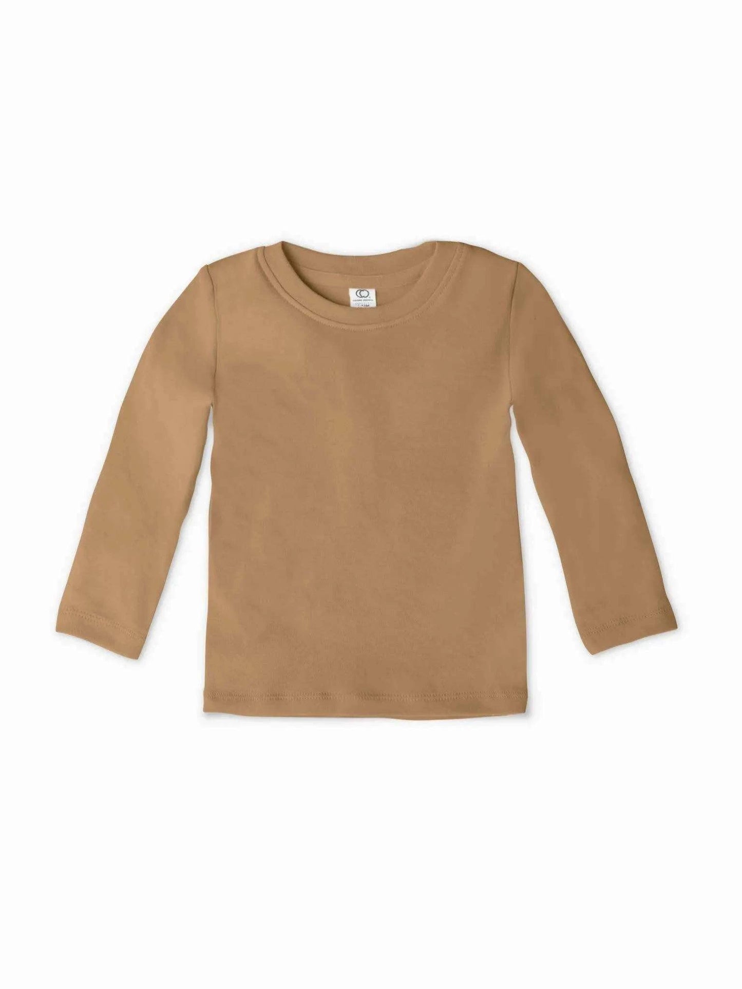 Colored Organics - Turk Long Sleeve Crew Neck Shirt - Amber