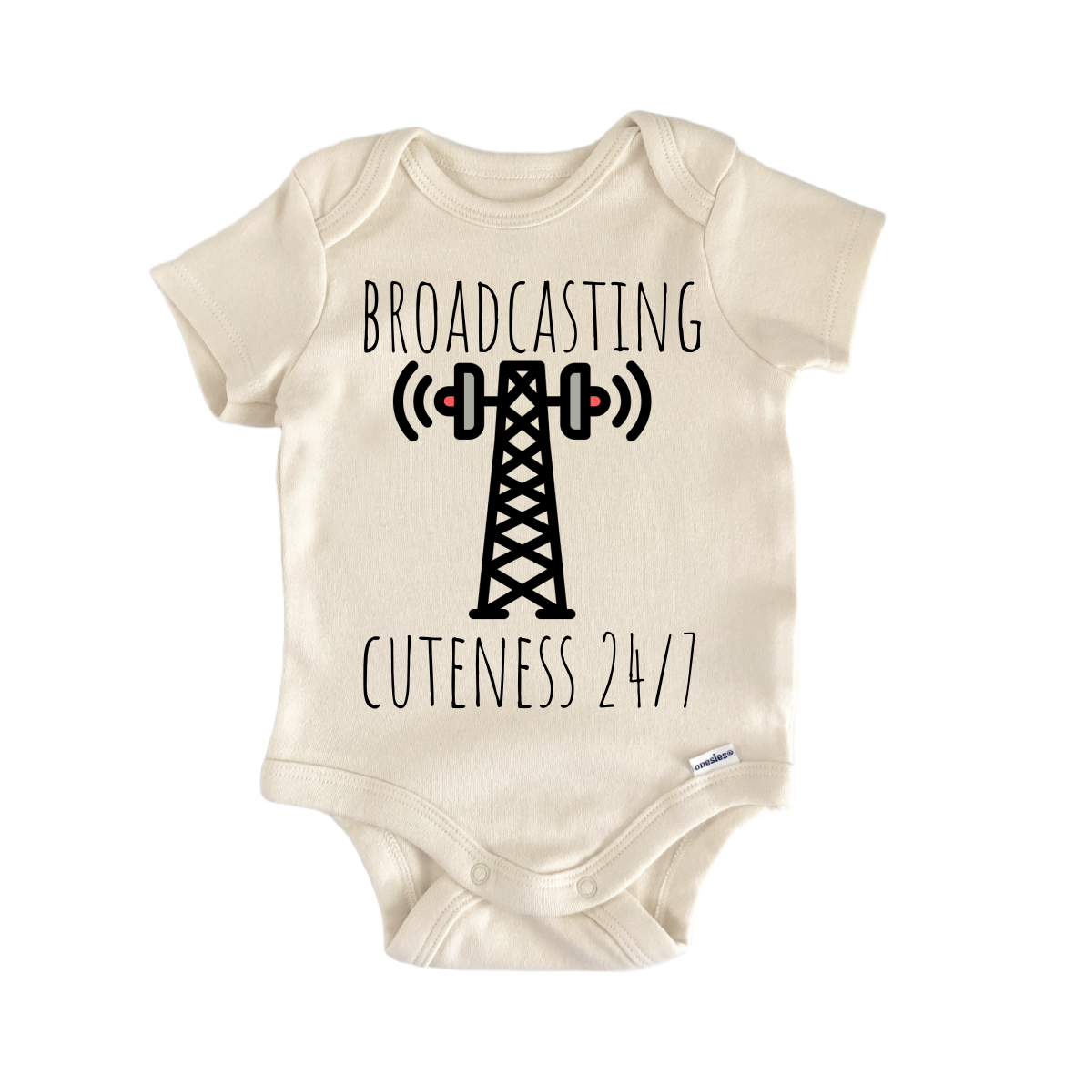 Communication Broadcast Newborn Baby Onesie® Onesie®