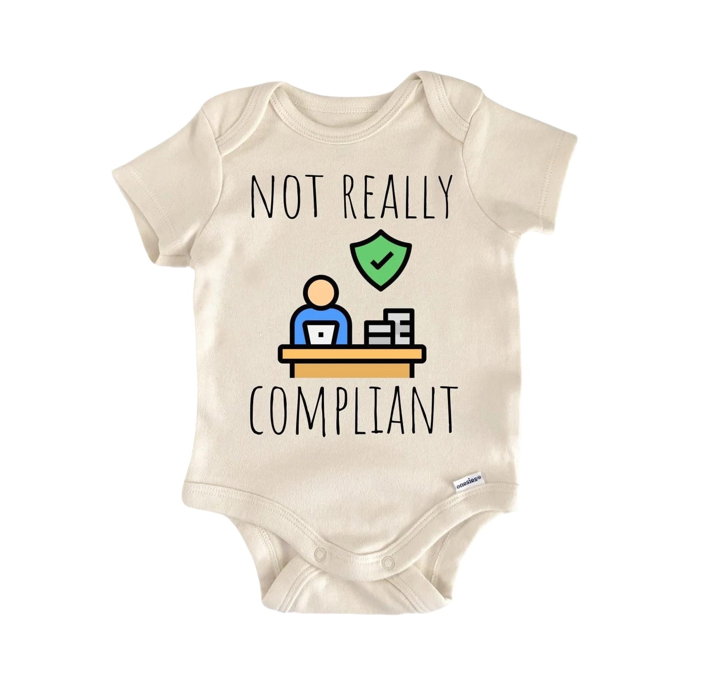 Compliant Officer Safety Newborn Baby Onesie® Onesie®
