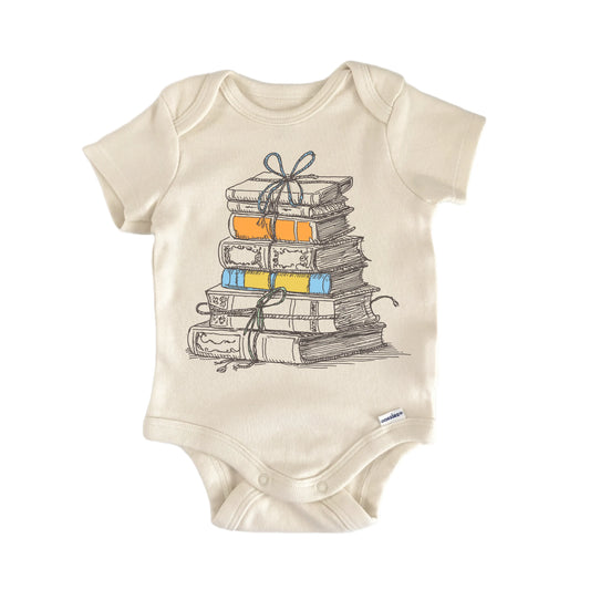 Cottagecore Book Reader Newborn Baby Onesie®