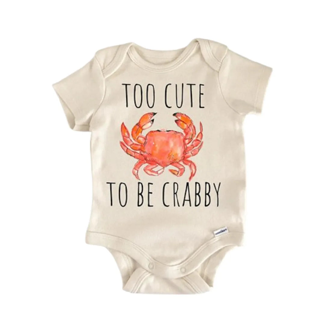Crab Beach Summer Newborn Baby Onesie® Onesie®