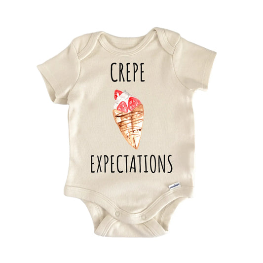 Crepe Strawberry Breakfast Fruit Baby Gift Baby Bodysuit