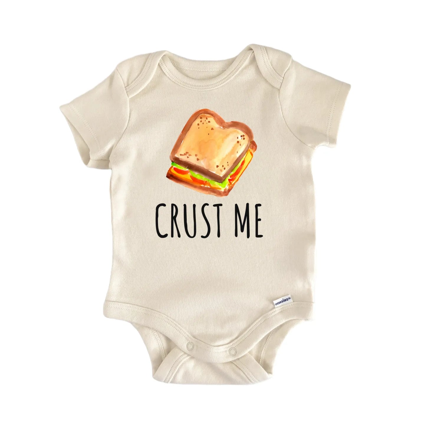 Crust Me Sandwich Deli Meat Foodie Baby Gift Baby Bodysuit