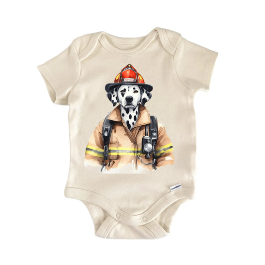 Dalmatian Fireman Newborn Baby Onesie®