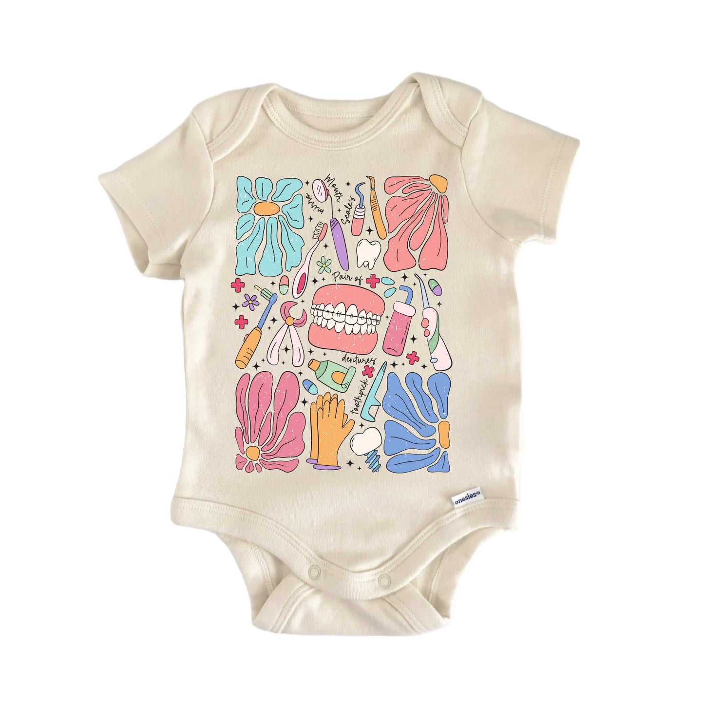Dental Dentist Hygenist Newborn Baby Onesie® Onesie®