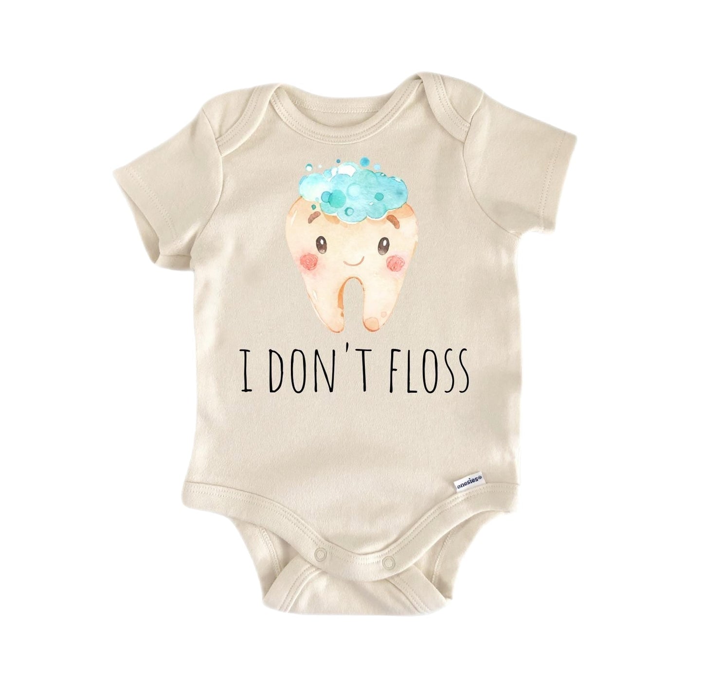 Dental I Don't Floss Newborn Baby Onesie® Onesie®