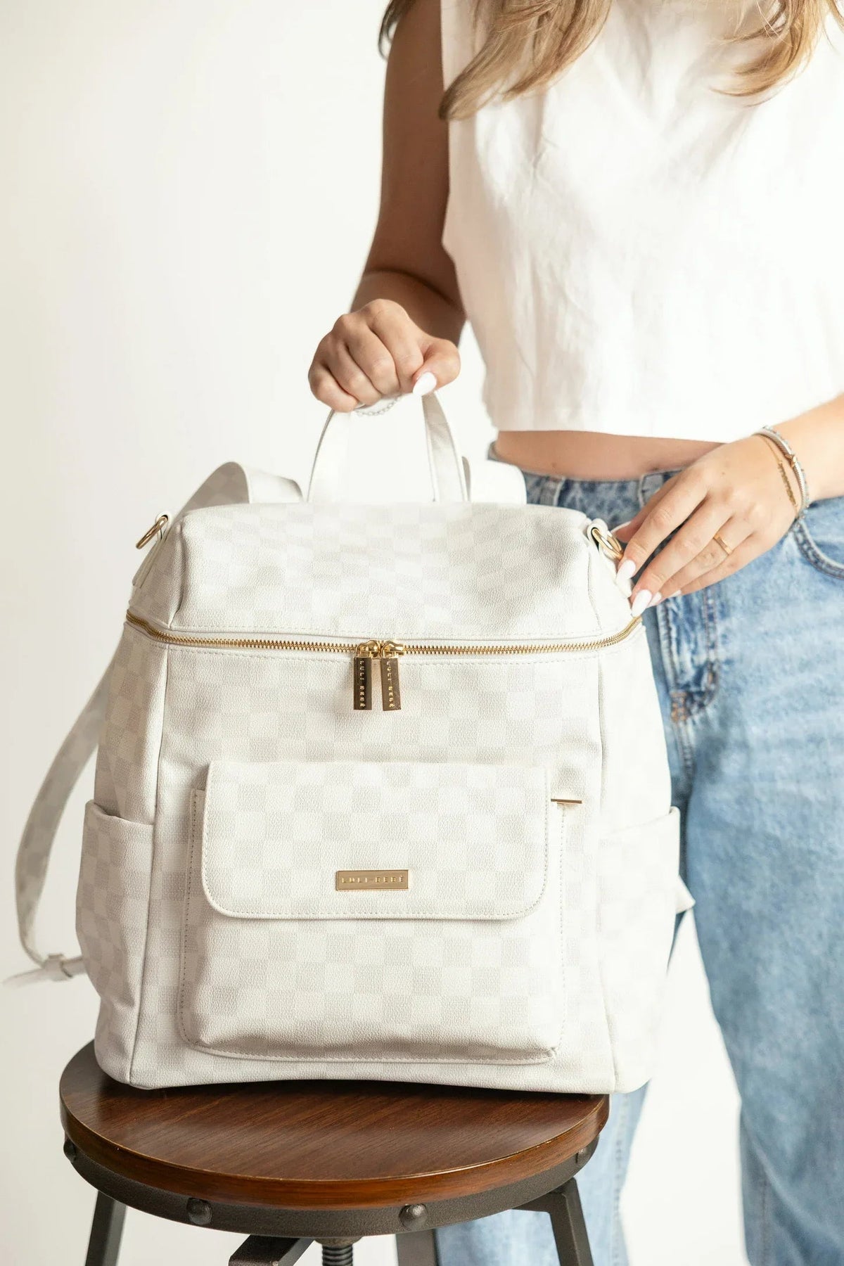 Montecito Diaper Bag Checkered