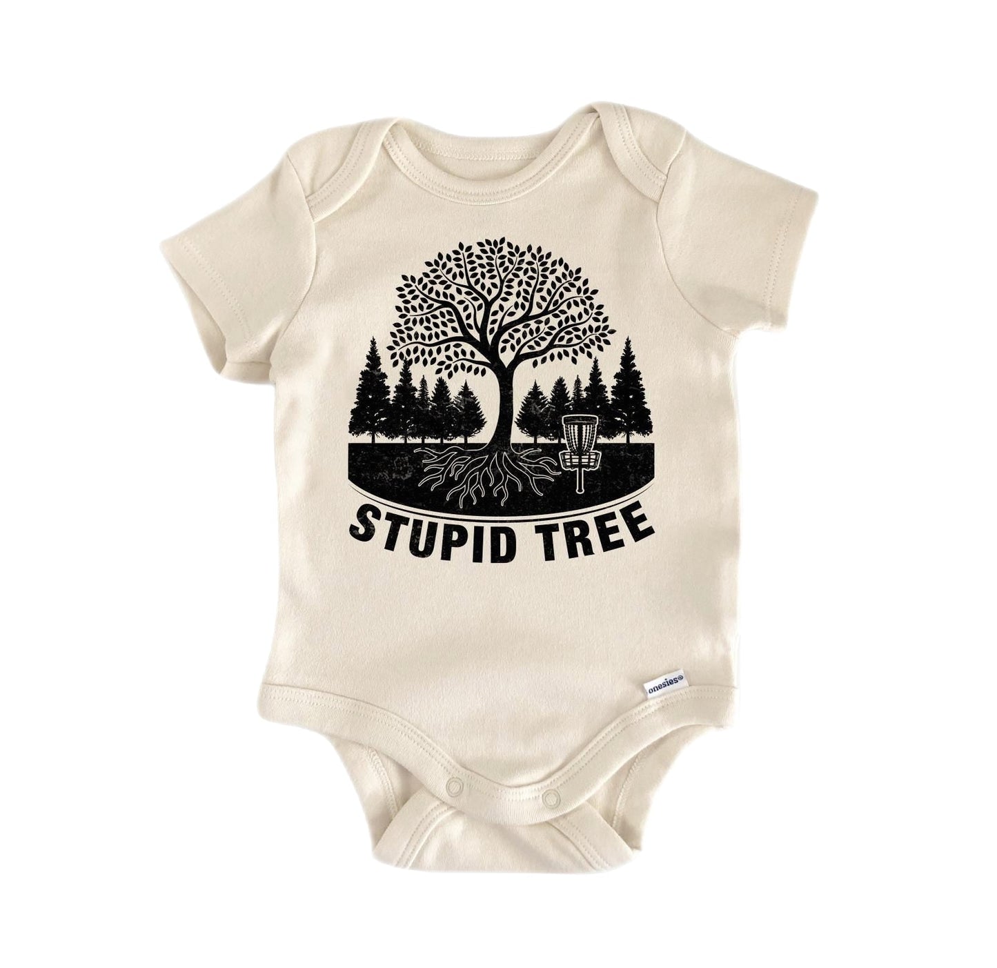 Disc Golf Tree Newborn Baby Onesie® Onesie®