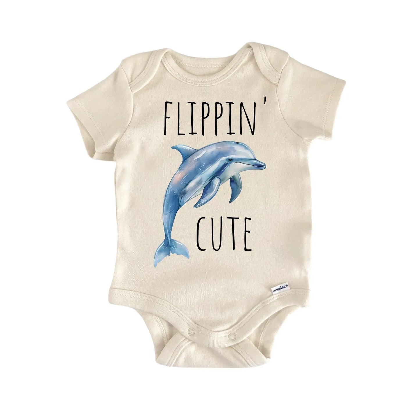 Dolphin Flippin Newborn Baby Onesie® Onesie®
