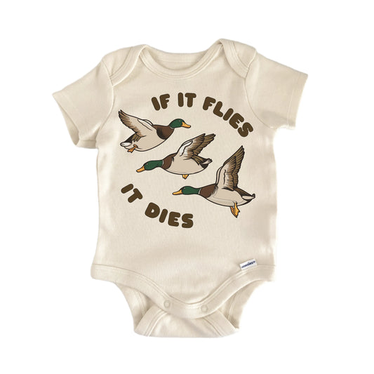 Duck Hunting Hunter Three Newborn Baby Onesie®