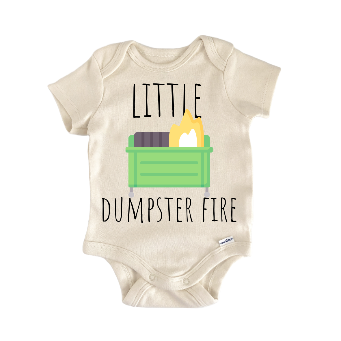 Dumpster Fire Meme Newborn Baby Onesie® Onesie®