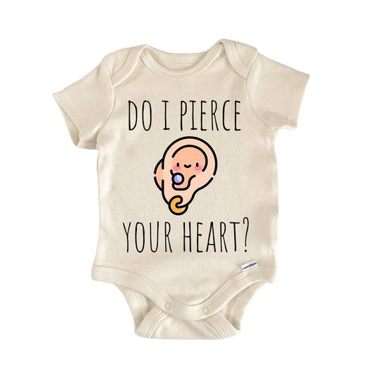 Ear Piercing Pierce Newborn Baby Onesie®