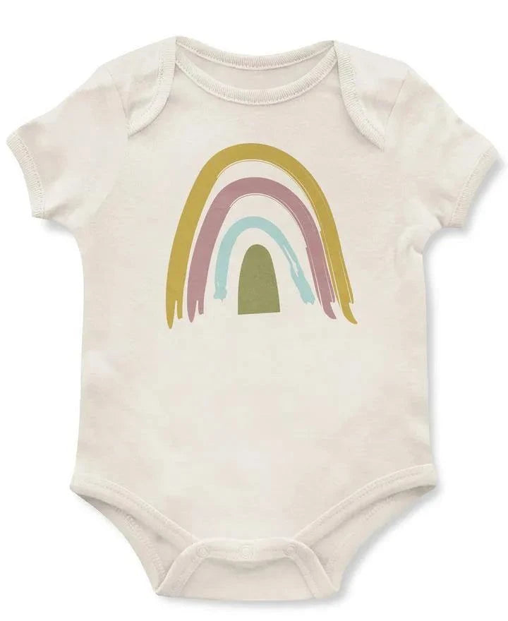 Earthtone Rainbow Baby Onesie