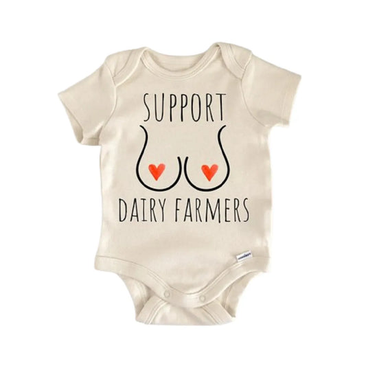 Eat Local Breastfed Milk Newborn Baby Onesie®