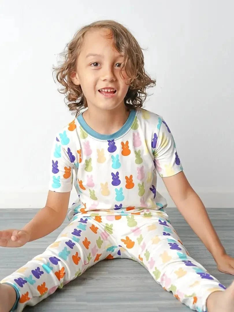 Emerson and Friends - Peeps Easter Bunny Viscose Bamboo Toddler Kids Pajama Set