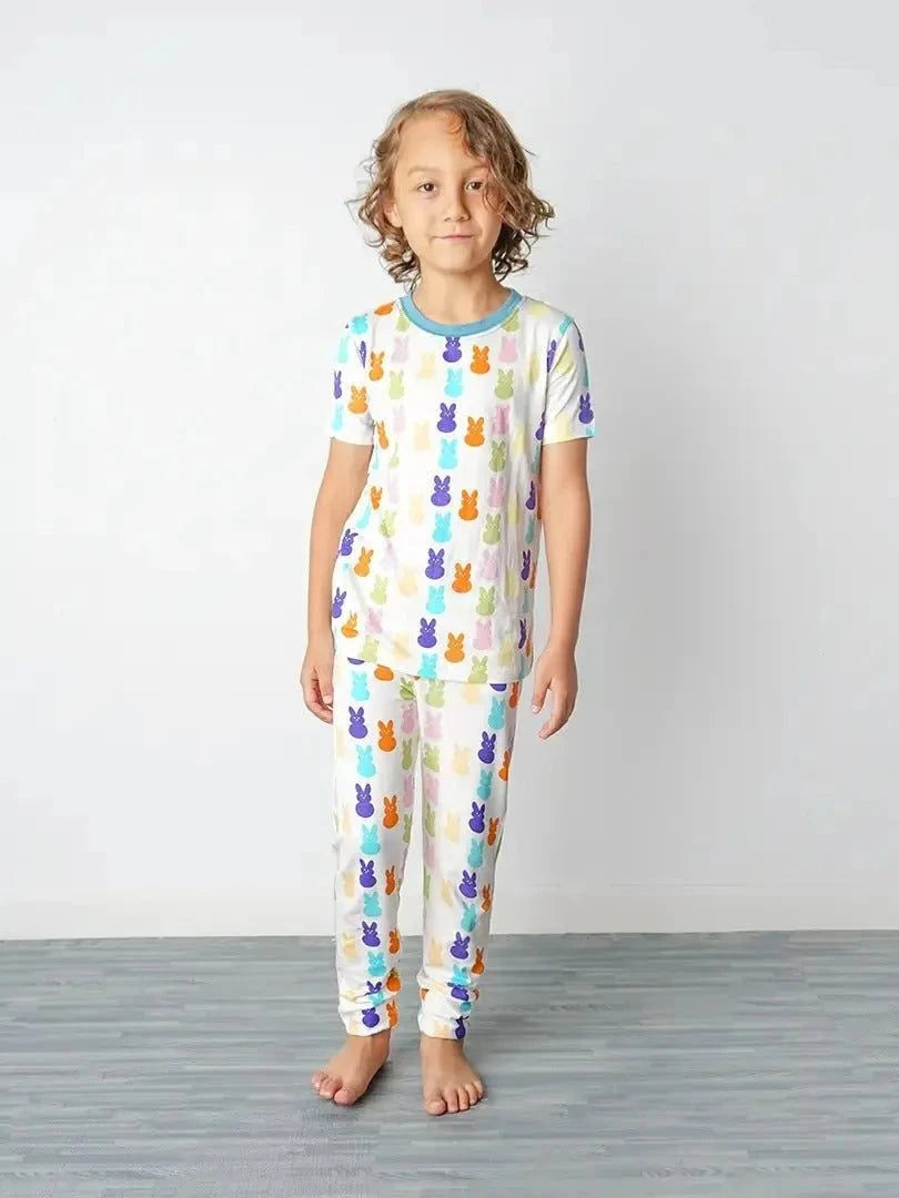 Emerson and Friends - Peeps Easter Bunny Viscose Bamboo Toddler Kids Pajama Set