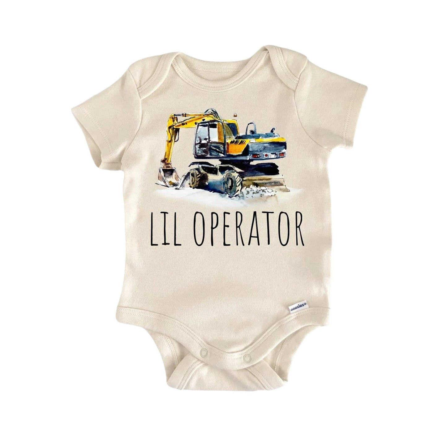 Excavator Construction Newborn Baby Onesie® Onesie®
