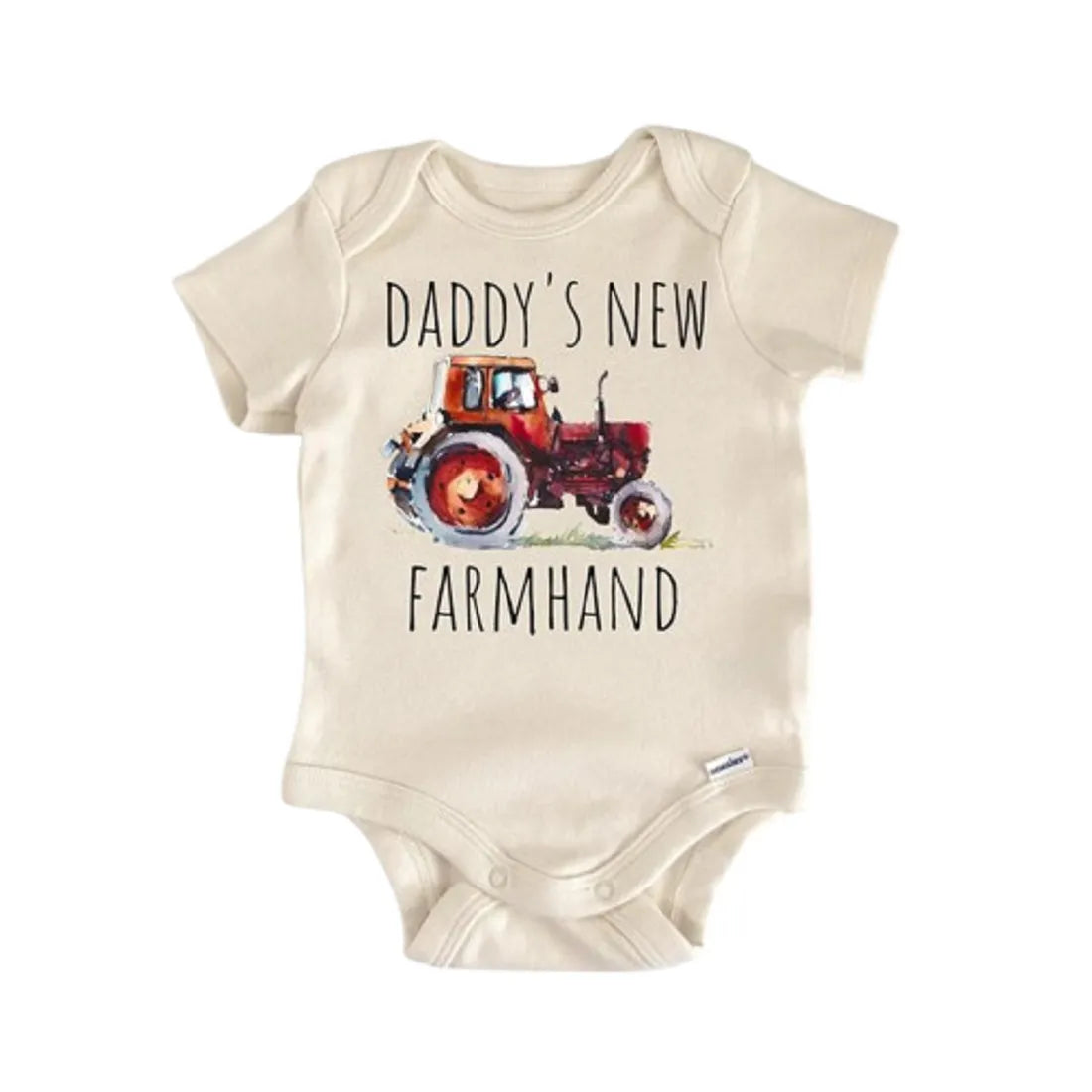 Farmhand Farmer Tractor Newborn Baby Onesie® Onesie®