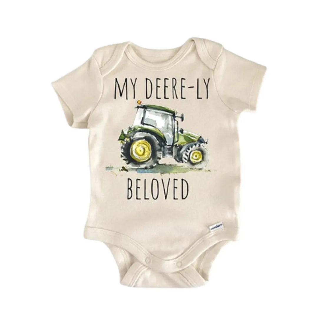 Farmhand Farmer Tractor Newborn Baby Onesie® Onesie®