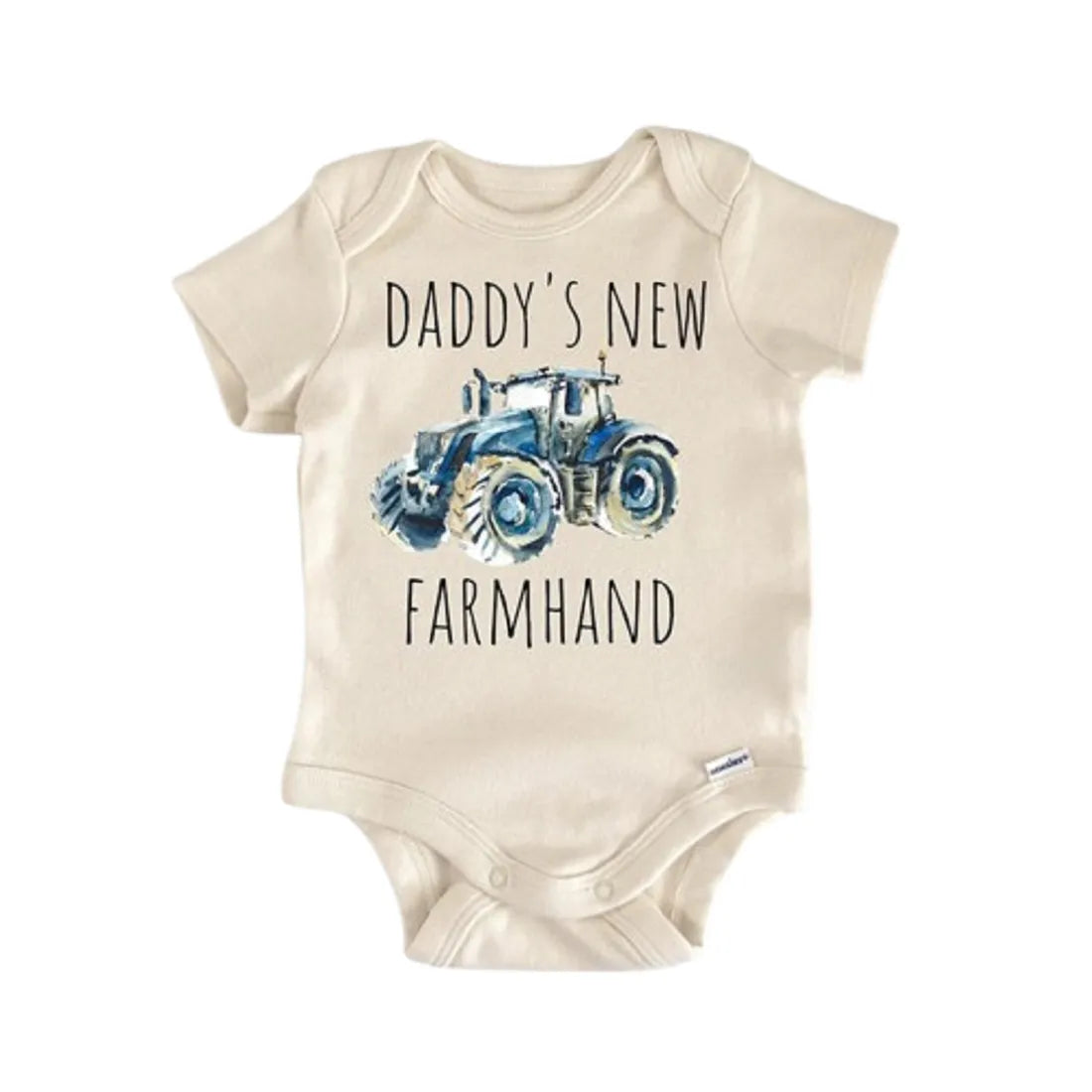 Farmhand Farmer Tractor Newborn Baby Onesie® Onesie®