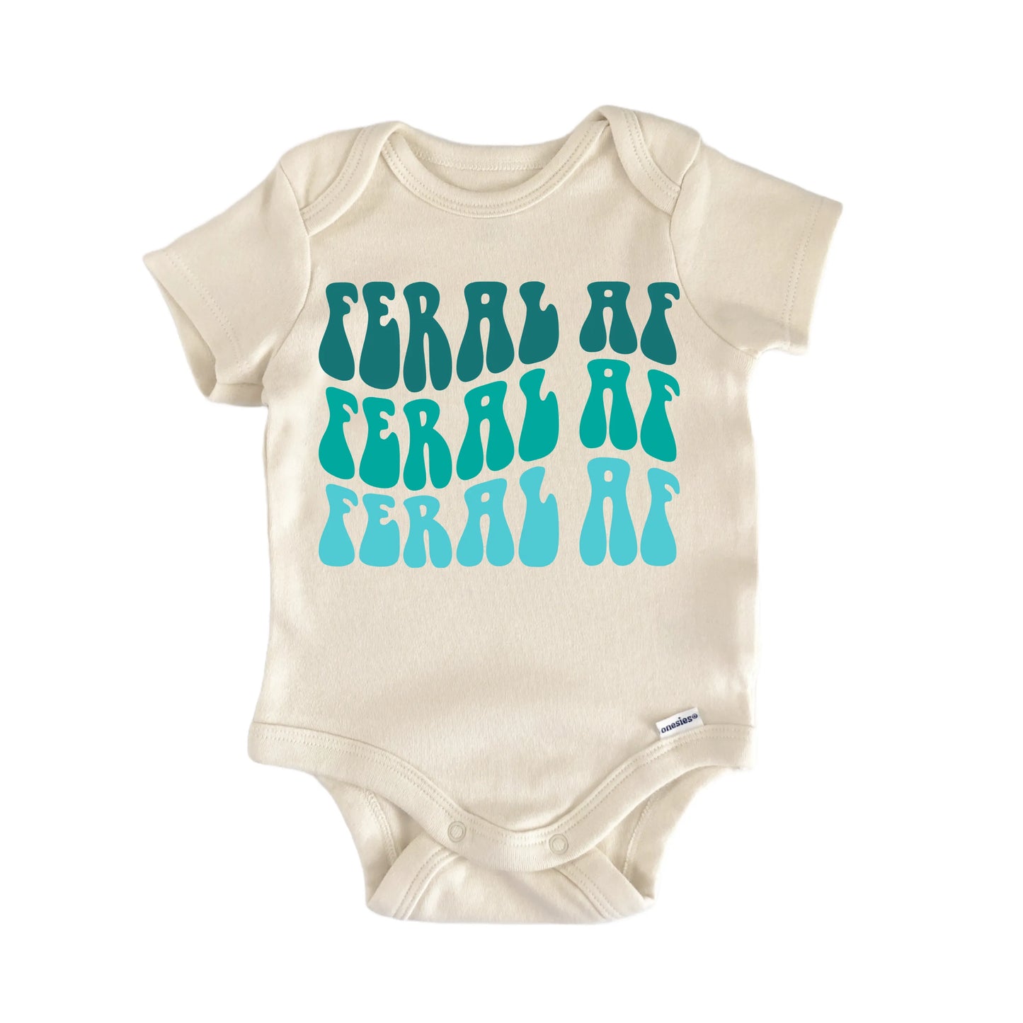 Feral Af Racoon Blue Newborn Baby Onesie® Onesie®