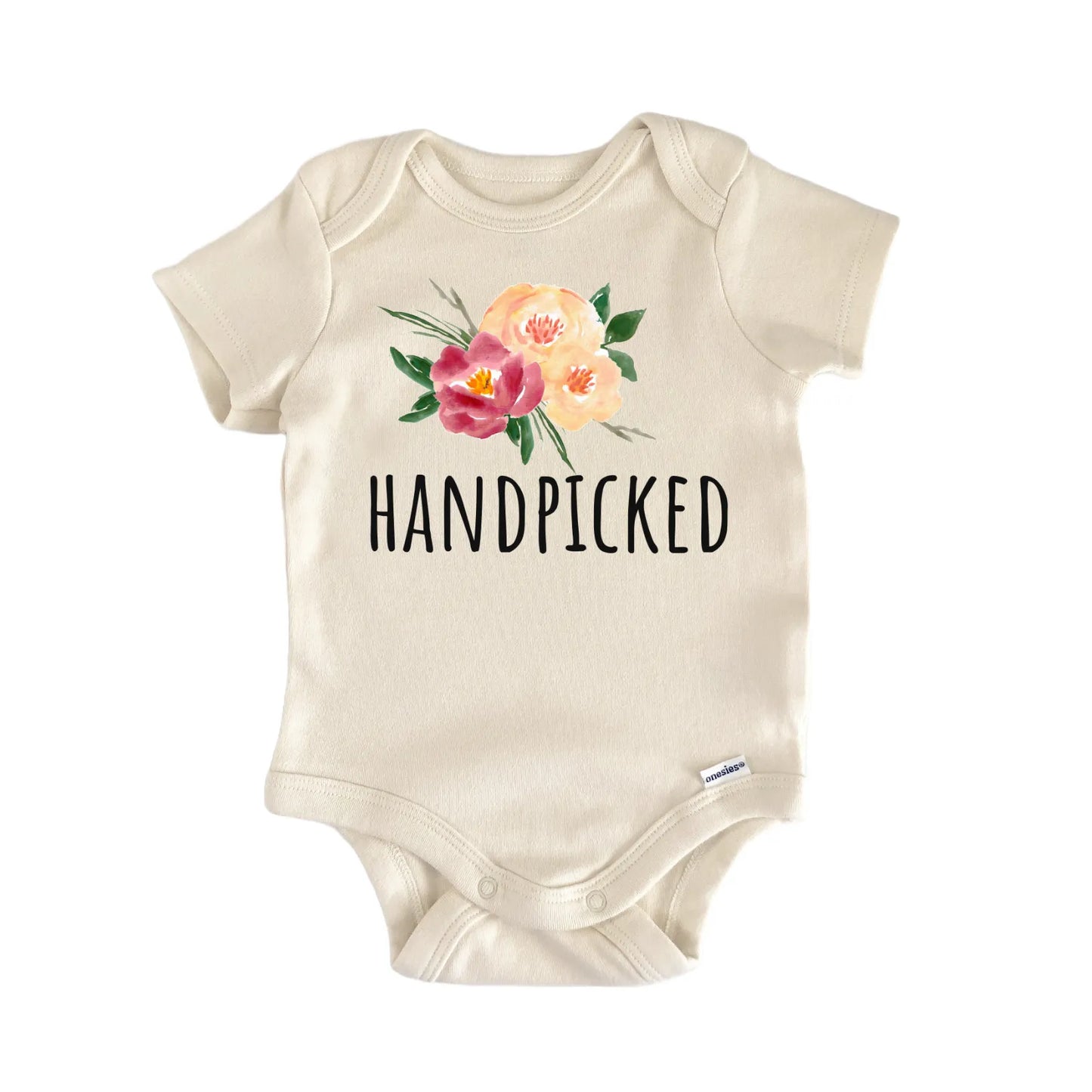 Floral Flower Plant Garden Handpicked Baby Gift Baby Bodysuit