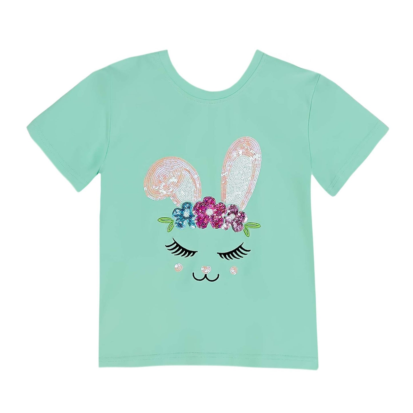 Flower Bunny Kid Shirt