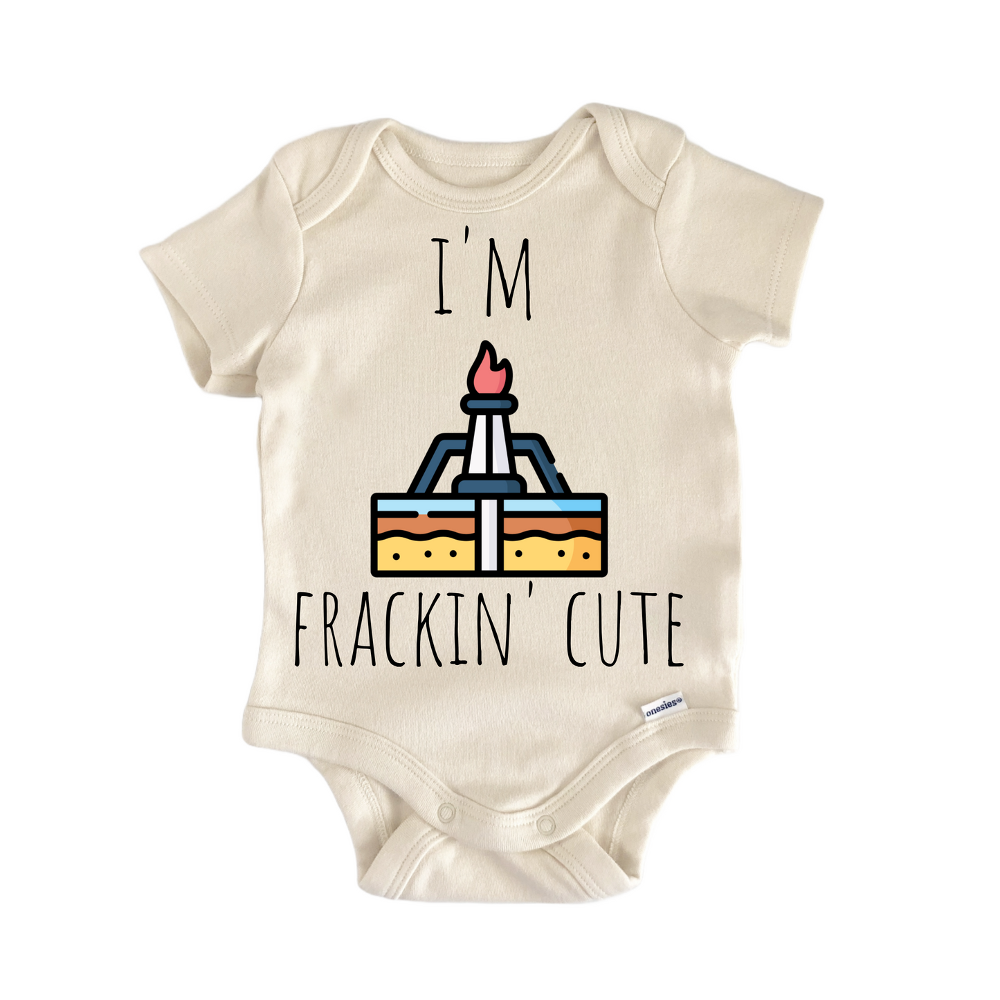 Fracking Frack Gas Newborn Baby Onesie® Onesie®