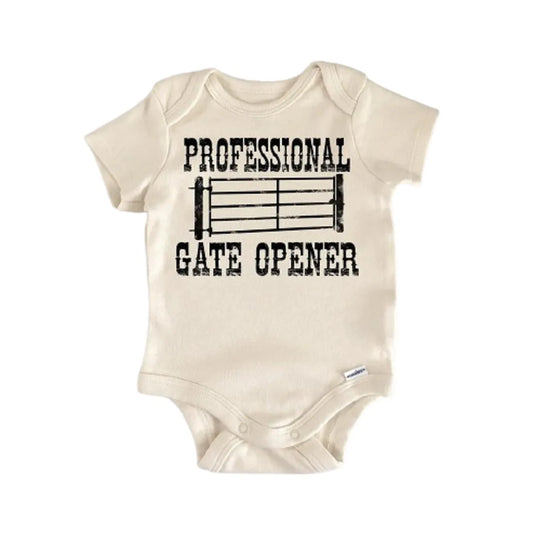 Gate Opener Farm Ranch Newborn Baby Onesie®