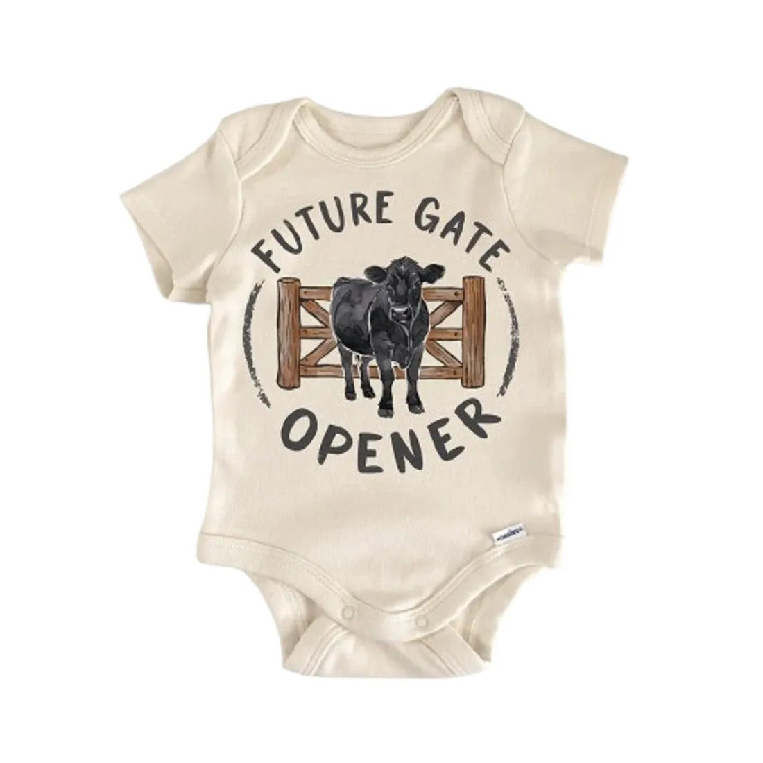 Gate Opener Farm Rural Newborn Baby Onesie® Onesie®