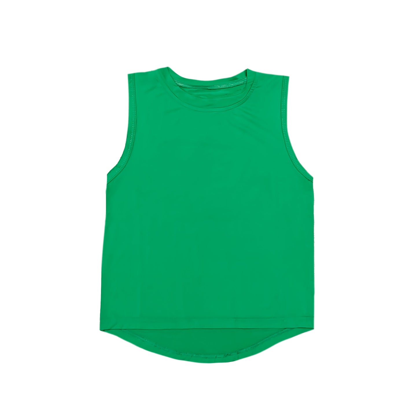 Green High Low Kid Tank