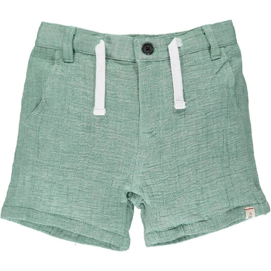 Green Gauze Shorts