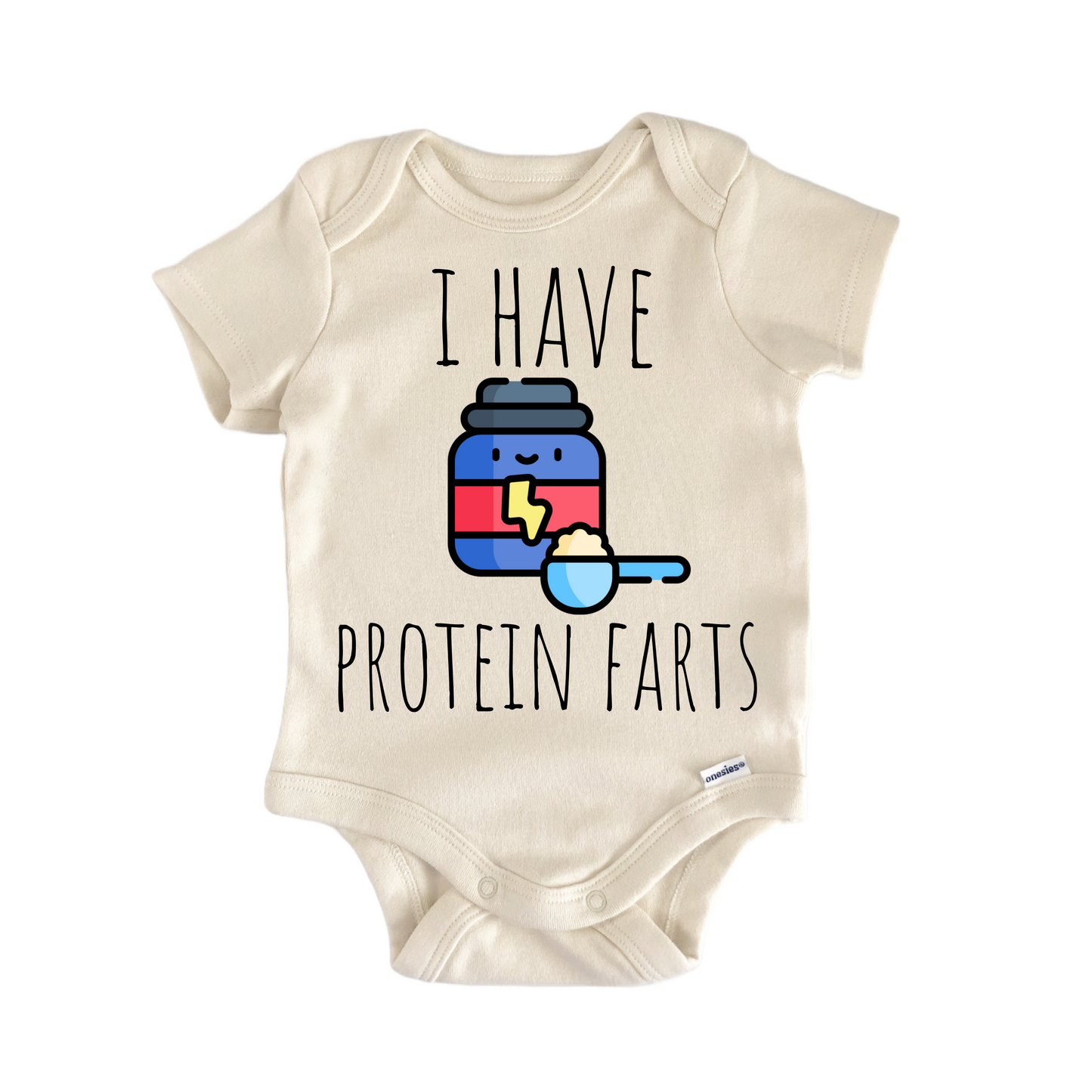 Gym Bodybuilder Working Newborn Baby Onesie® Onesie®