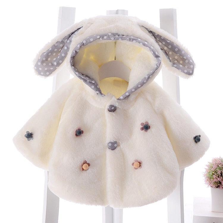 Baby Toddler Clothes Cute Fleece Fur Winter Warm Coat / Jacket for Kids Outerwear