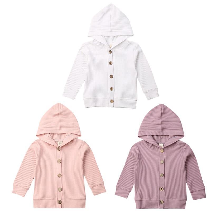 Infant Baby Girl Clothes Long Sleeve Knitted Coat Jacket Outwear Tops 0-24M For baby Girls