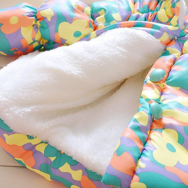 Modern Children's Winter Cartoon Cute Rabbit Infant Outerwear Hooded Baby Girls Jackets For Girls