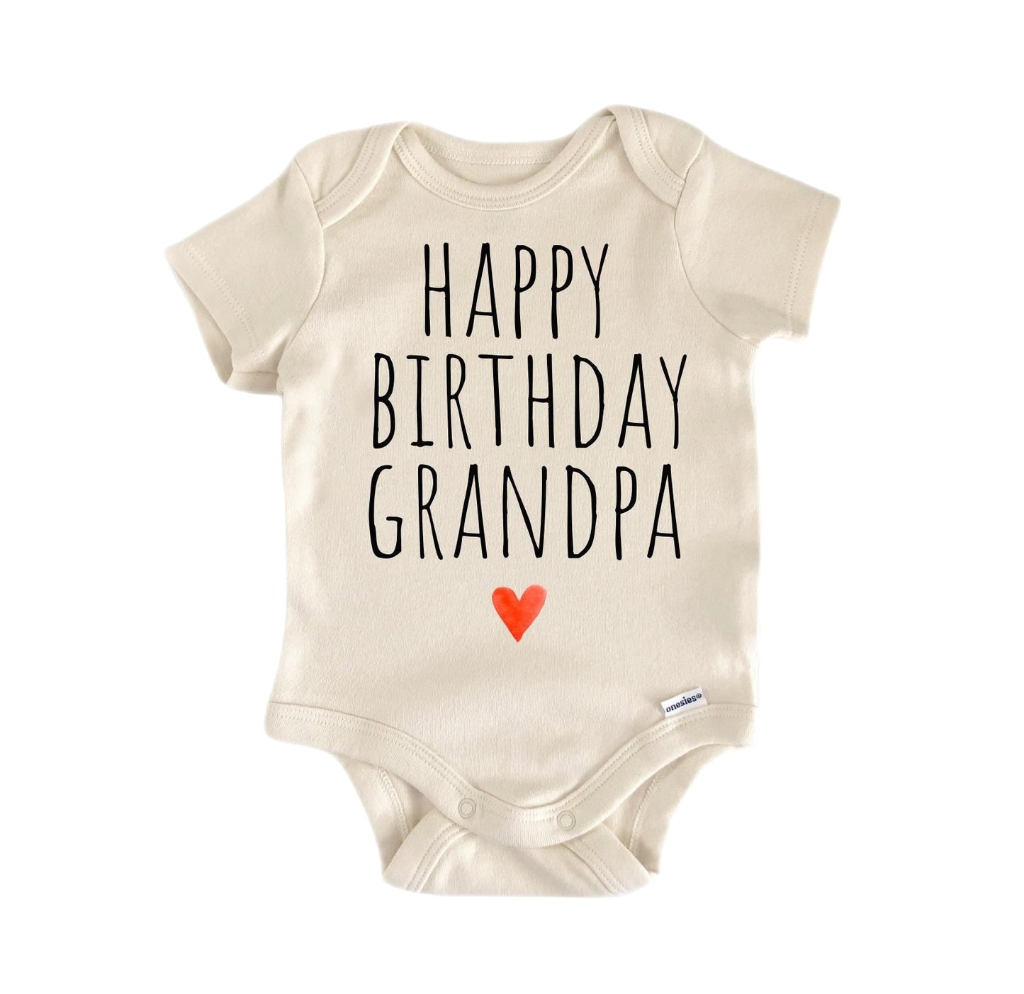 Happy Birthday Grandpa Newborn Baby Onesie® Onesie®