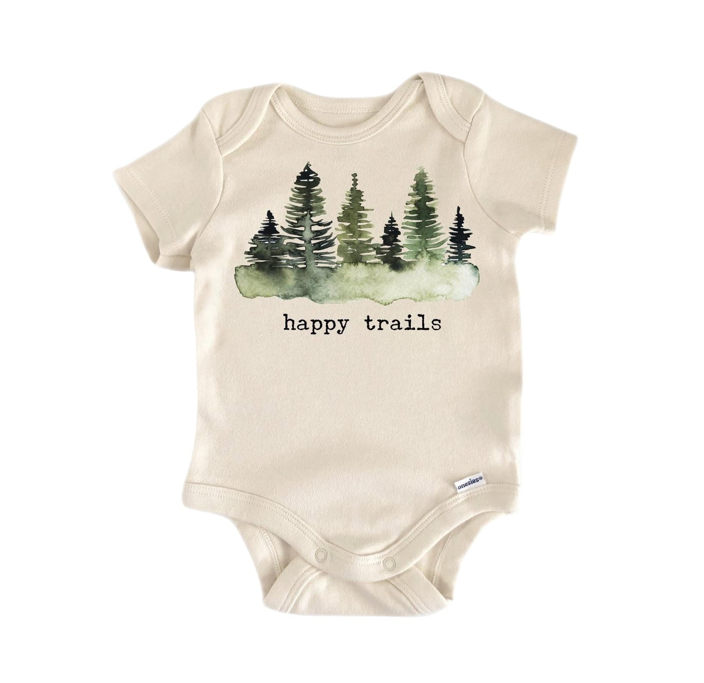 Happy Trails Adventure Newborn Baby Onesie® Onesie®