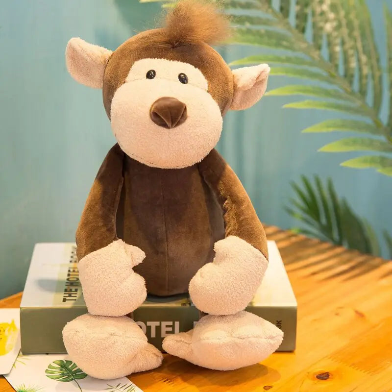 Stuffed Forest Animal Plush Toys – Lion, Tiger, Elephant & More